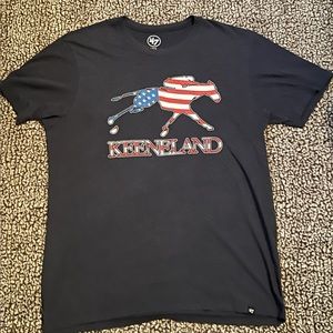 Navy blue ‘47 shirt size large